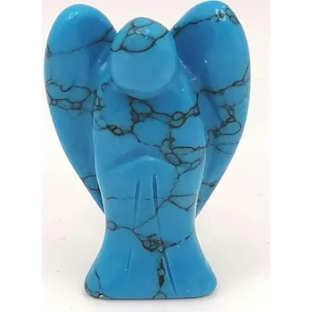 Vánoční dekorace Tyrkenitový anděl strážný - 4cm