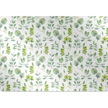 Podložka pod nábytek Ochranná podložka pod židli zelené listy