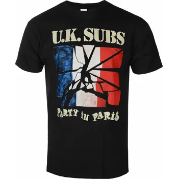 Pánské tričko Tričko metal pánské UK Subs - PARTY IN PARIS - PLASTIC HEAD - PH12513