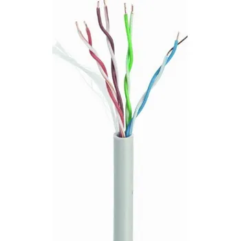 elektrický kabel Premium Network Cable - CAT5e UTP PVC 305m/box Délka: 1 m