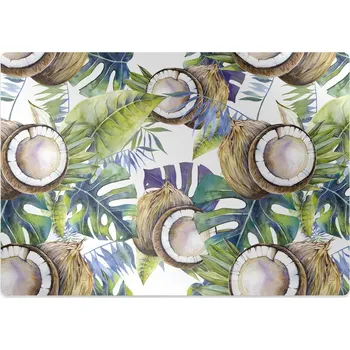 Podložka pod nábytek Podložka pod kolečkovou židli Kokosové ořechy a listí
