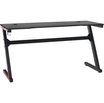 Psací stůl Max-i PC stůl / herní stůl MACKENZIE 140 cm černý / červený