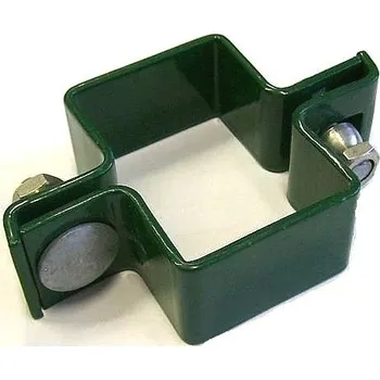 Příslušenství pro plot Objímka pro sloupek 60x40 -průběžná -zelená