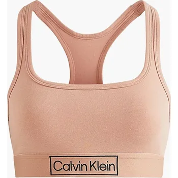 Dámské erotické prádlo Dámská podprsenka Calvin Klein QF6768 L Sv. hnědá