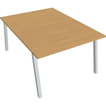 Kancelářský vozík HOBIS kancelářský stůl zdvojený - USD A 1200, buk + doprava zdarma