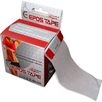 Tejpovací páska KinezioEpostape hedvábí 5 cm x 5 m - šedá