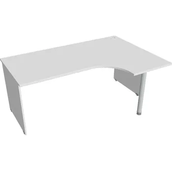 Kancelářský vozík HOBIS stůl pracovní, sestava levá - GE 1800 60 L, bílá + doprava zdarma