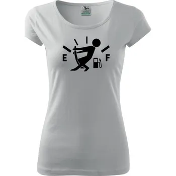 Dámské tričko Dámské Triko s moto motivem 42 benzin