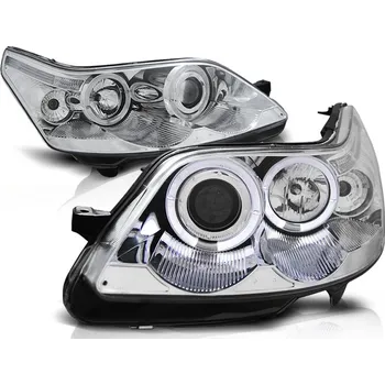 Autodíl Tuning Tec Přední světla CITROEN C4 04-10 ANGEL EYES CHROMOVÉ