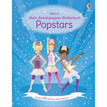 První čtění Mein Anziehpuppen-Stickerbuch: Popstars - Bowman, Lucy