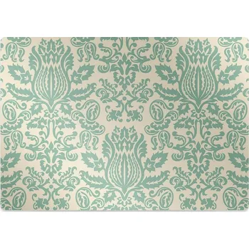 Podložka pod nábytek Podložka pod kancelářskou židli zelená damaškové