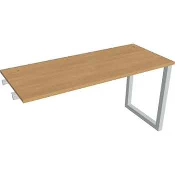 Kancelářský vozík HOBIS přídavný stůl rovný - UE O 1400 R, hloubka 60 cm, dub + doprava zdarma