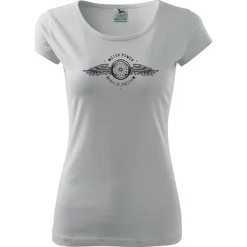 Dámské tričko Dámské Triko s moto motivem 93 Motor power