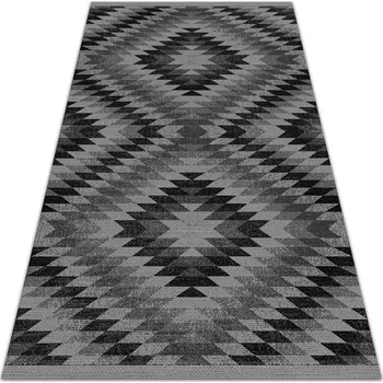 Koberec Vinylový koberec Tmavé rovnoběžníky