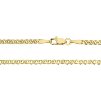 Řetízek Luxur, Řetízek Cedia typu rombo, žluté zlato, délka: 45 cm, 3640061-0-45-0