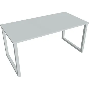 Kancelářský vozík HOBIS jednací stůl rovný - UJ O 1600, šedá + doprava zdarma