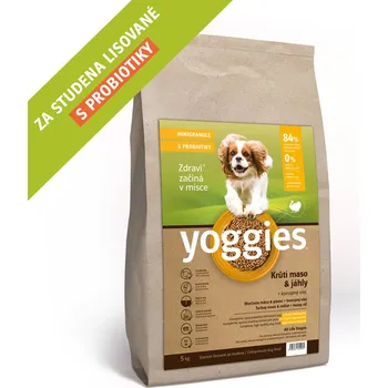 Krmivo pro psa YOGGIES minigranule s krůtím masem a jáhly Balení: 2kg