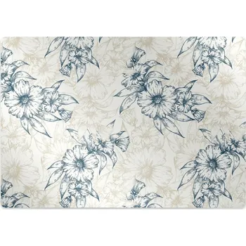 Podložka pod nábytek Podložka pod kolečkovou židli květinové umění