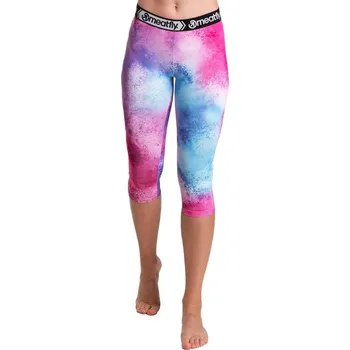 dámské tříčtvrteční termo kalhoty Meatfly Kori Termo Shorts 2022 Purple Aquarel M
