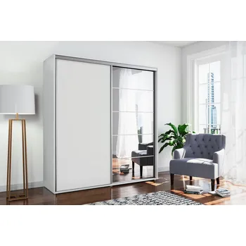 Šatní skříň Šatní skříň A21 (rozdílné barvy), výška 215 cm, šířka 125 cm