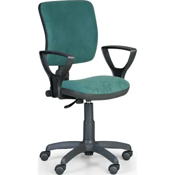 Kancelářská židle s područkami KZ 9920-zelená/KP