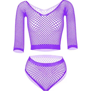 Bodystocking Set 03 Purple