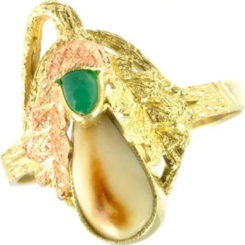 Prsten ŠPERKY-NM Zlatý prsten s grandlí 381 Velikost prstenu: 60 mm