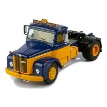 Dětské zboží IXO Models TAHAČ NÁVĚSŮ SCANIA 110 SUPER 1953 BLUE AND YELLOW 122