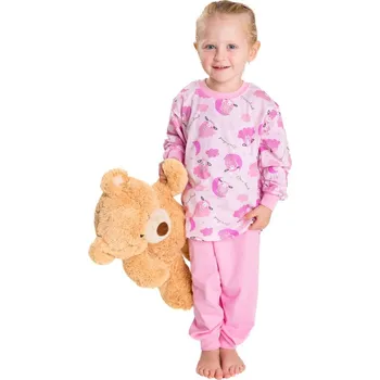 Dívčí pyžamo Dívčí pyžamo Betty Mode vel. 104,110 růžové ovečky