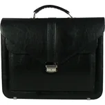 Aktovka REAbags 7173B - černá/nikl 15 l