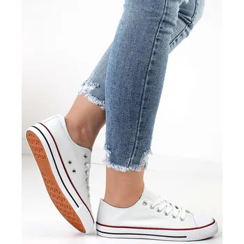 Dámské tenisky SEASTAR Dámské bílé plátěné tenisky XL03P.WH Velikost: 38