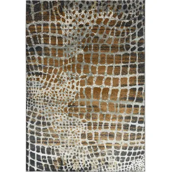 Koberec Asiatic Kusový koberec Asiatic Quantum Giraffe QU02 - hnědý - 80x150cm