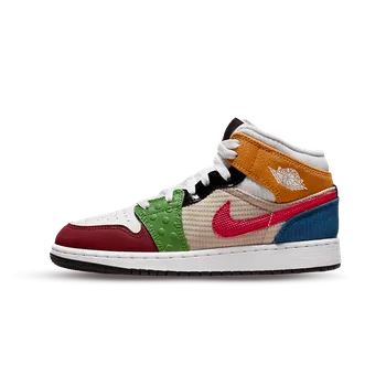 Dámské tenisky Air Jordan Jordan 1 Mid SE "Patchwork" (GS) Velikost: 38.5
