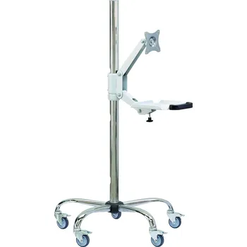 Držák monitoru Fiber Mounts Mobilní Pc pracoviště Edbak SV55 (Profesionální mobilní pracovní stanice na PC, notebook a monitor)