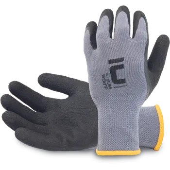 Pracovní rukavice Cerva Rukavice povrstvené zimní SALANGANA WINTER latex šedá 8 M