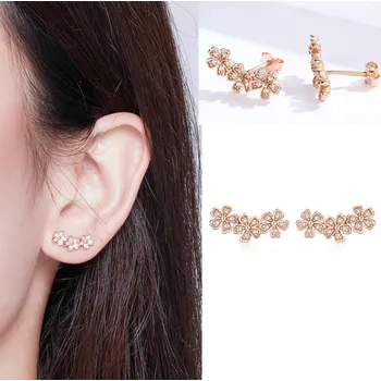 Náušnice For Silver Náušnice Květinky - Stříbro 925