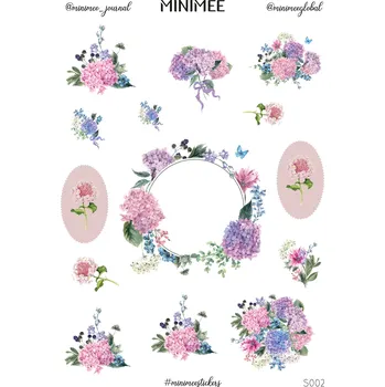 samolepka Samolepky MINIMEE - Hortenzie