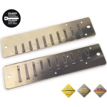 Foukací harmonika C.A. Seydel Sohne Náhradní plátky leštěné pro 1847 - nerez - G 32667361