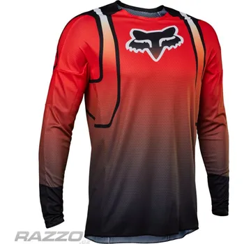 Moto dres Pánský MX dres FOX 360 Vizen Jersey Flo Red 2023 L