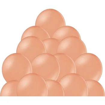 Balónek Balónky metalické - 091 Rose Gold - 30 ks 1100091-030