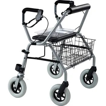 Chodítko pro seniory Chodítko čtyřkolové skládací bariatrické KIEV do 280 kg