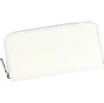 Celozipová kožená bílá peněženka Pierre Cardin FN8822