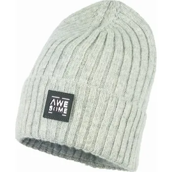 Čepice JAMIKS chlapecká čepice Maurice merino šedá 50 cm