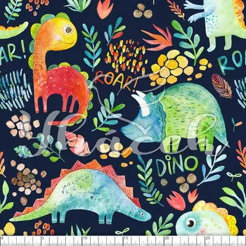 Fleece antipiling, Dinosauři roar na modré