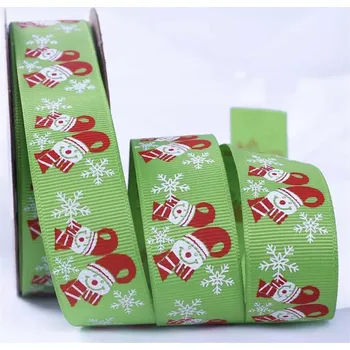 Stuha Bavlissimo Stuha vánoční 2,7cm x 3m pro balení dárků barva a vzor: Zelená světlá
