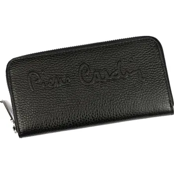 Peněženka Celozipová kožená černá peněženka Pierre Cardin FN8822