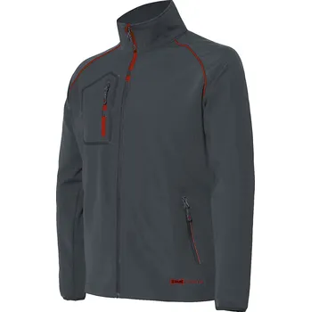 Pánská softshellová bunda Industrial Starter Pracovní bunda Springer Barva: Šedá, Velikost: XL 04529B-080-XL