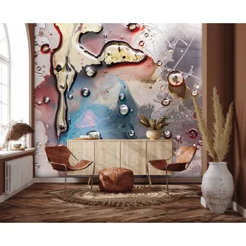 Tapeta Malvis ® Tapeta Olejová abstrakce Vel. (šířka x výška): 144 x 105 cm