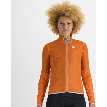 Cyklistická bunda SPORTFUL Cyklistická větruodolná bunda - HOT PACK EASYLIGHT W - oranžová S
