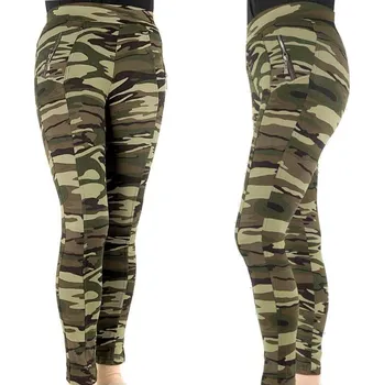 Dámské legíny Dámské legíny zateplené Elevek Woodland NN9-5 (Maskáčové legíny pro ženy Thermo)